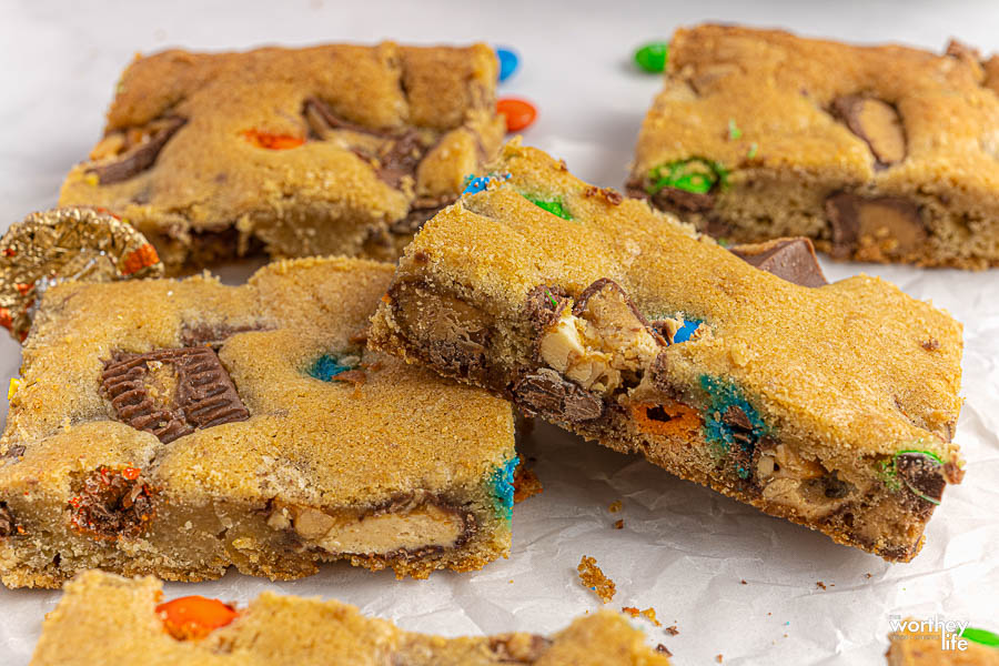 Halloween Cookie Bars