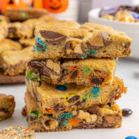 Halloween Cookie Bars