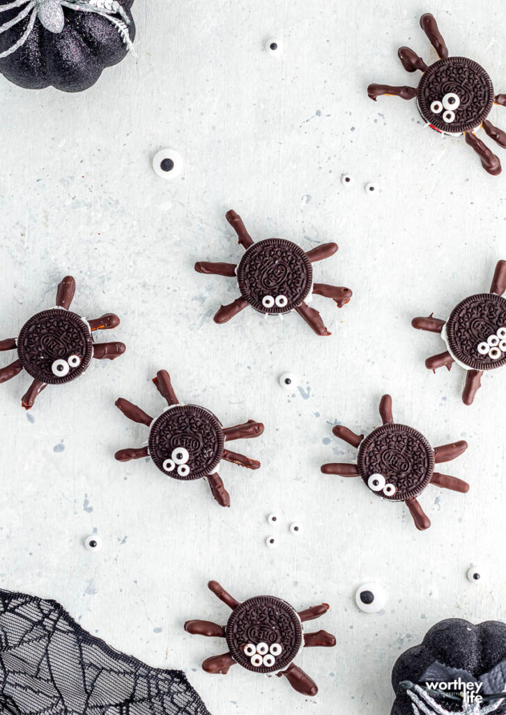 Guide on making Halloween edible spiders