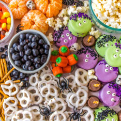 Halloween Themed Snack Board