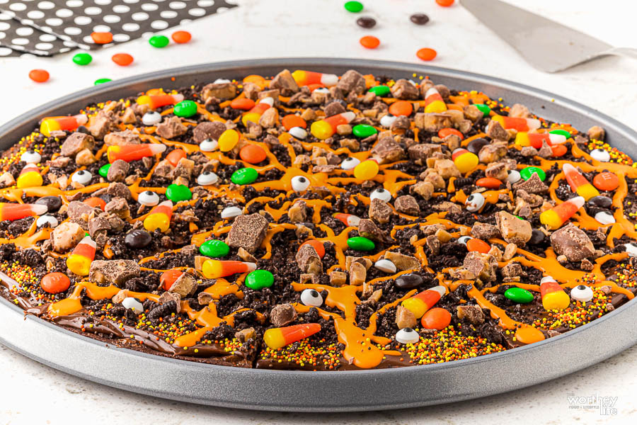 brownie dessert for Halloween