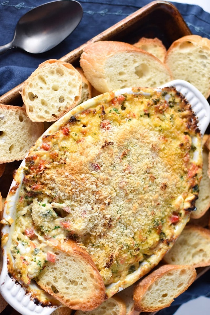 creamy crab dip fall recipe idea