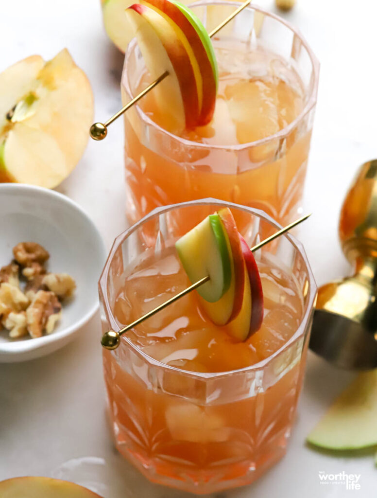 Fall cocktail with Apple Cider