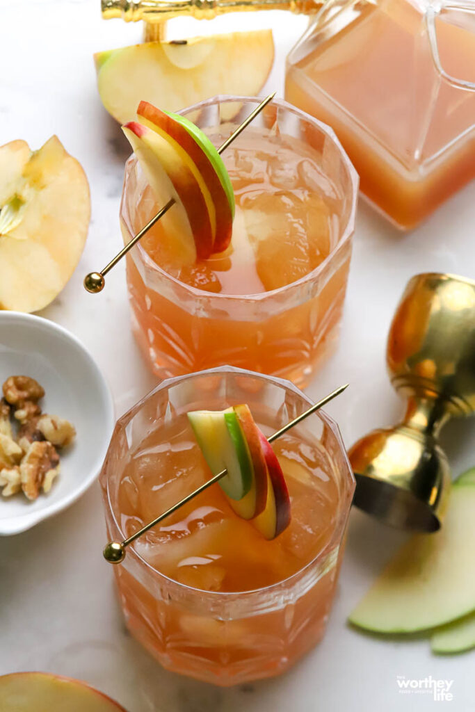 Bourbon Apple Cider Cocktail