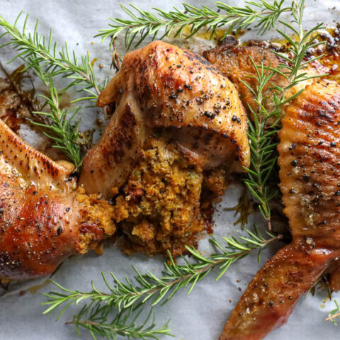 turkey wings stuffed for Thanksgiving recipe