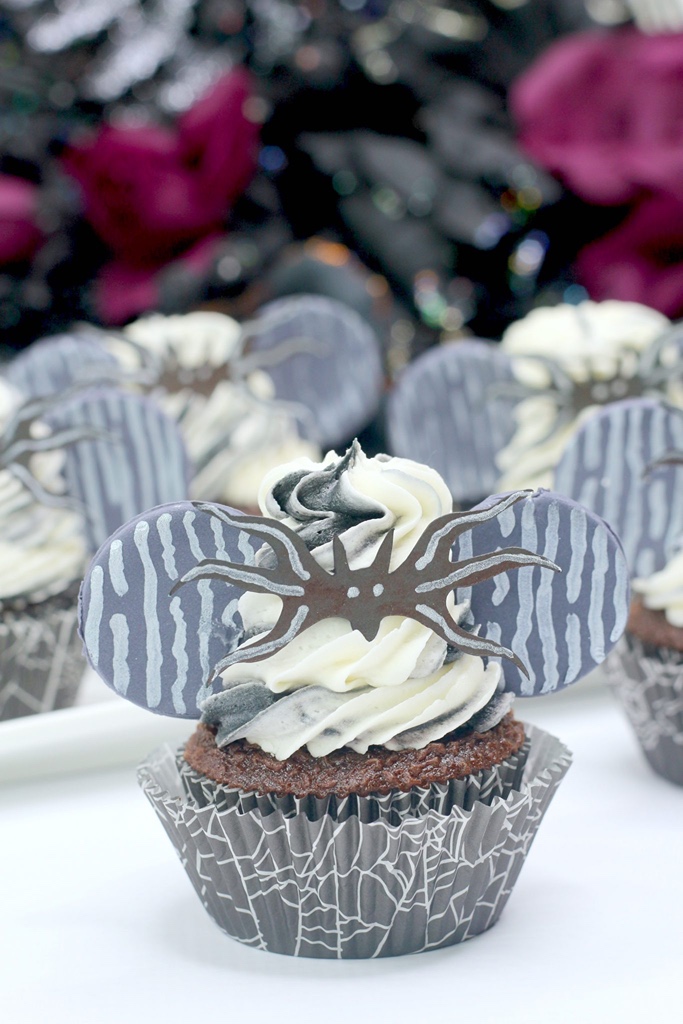 Mickey Mouse Jack Skellington Cupcakes 