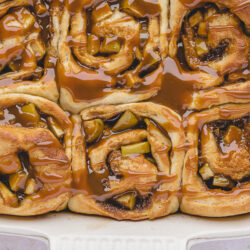 Caramel Apple Cinnamon Rolls