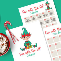 Elf on the Shelf Free Calendar