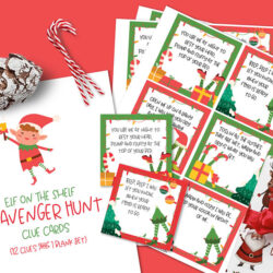 Elf on the Shelf Scavenger Hunt Free Printable