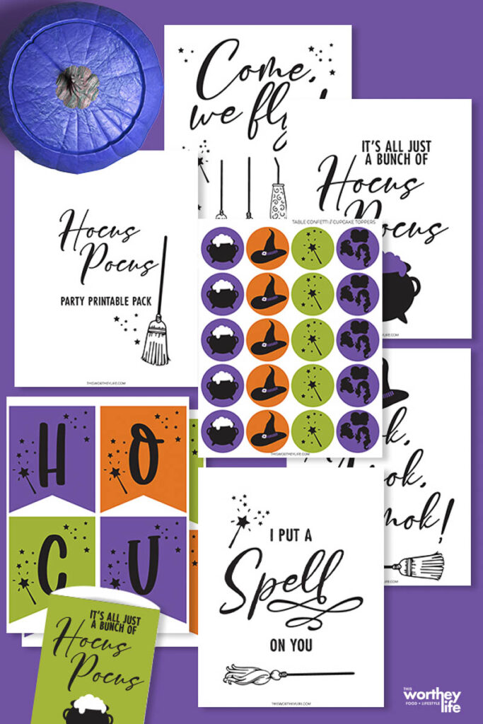 Hocus Pocus Party Printables