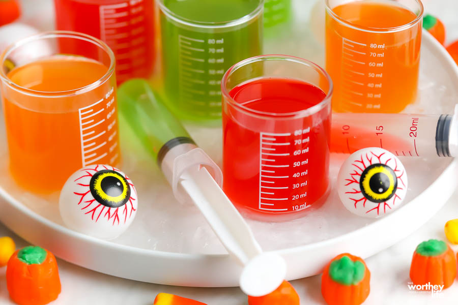 kid friendly Hocus Pocus shots