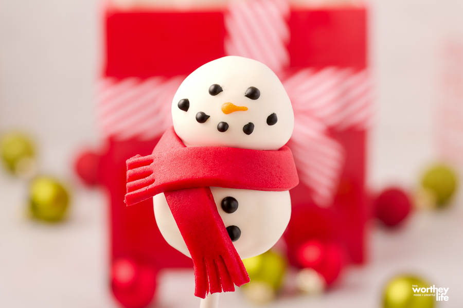 Edible Snowman Cake Pop recipe