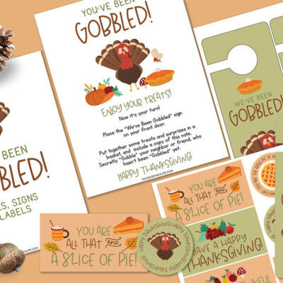 You've Been Gobbled Printable