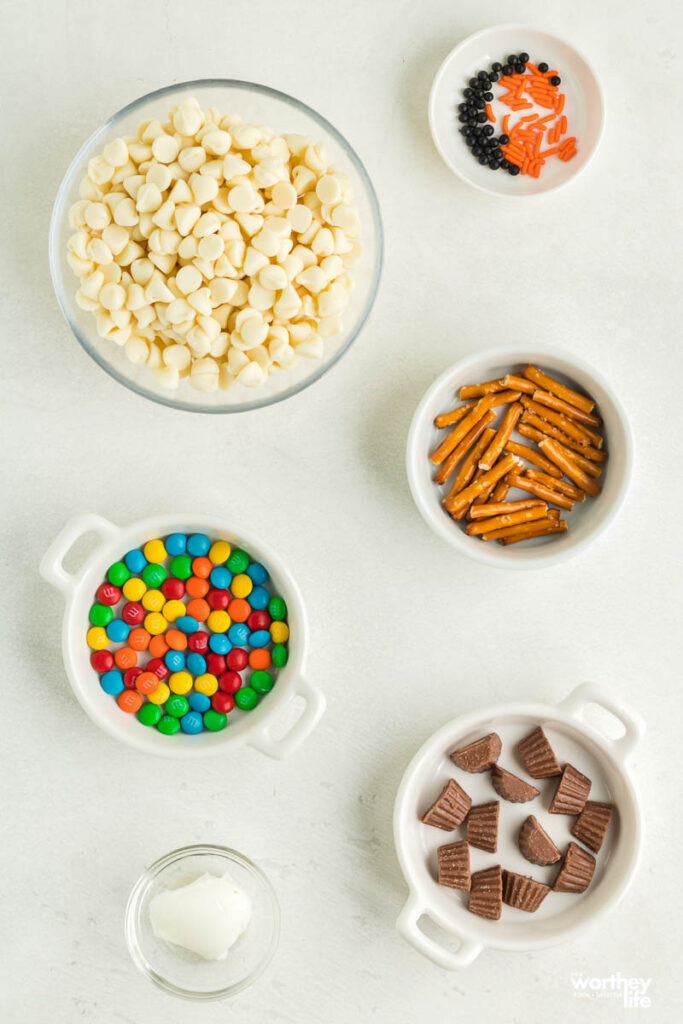 ingredients needs to make melted snowman bark