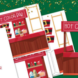 Elf Hot Cocoa Bar Free Printable