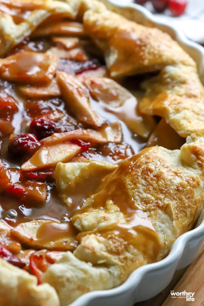 Cranberry and Apple Galette- great for a holiday dessert