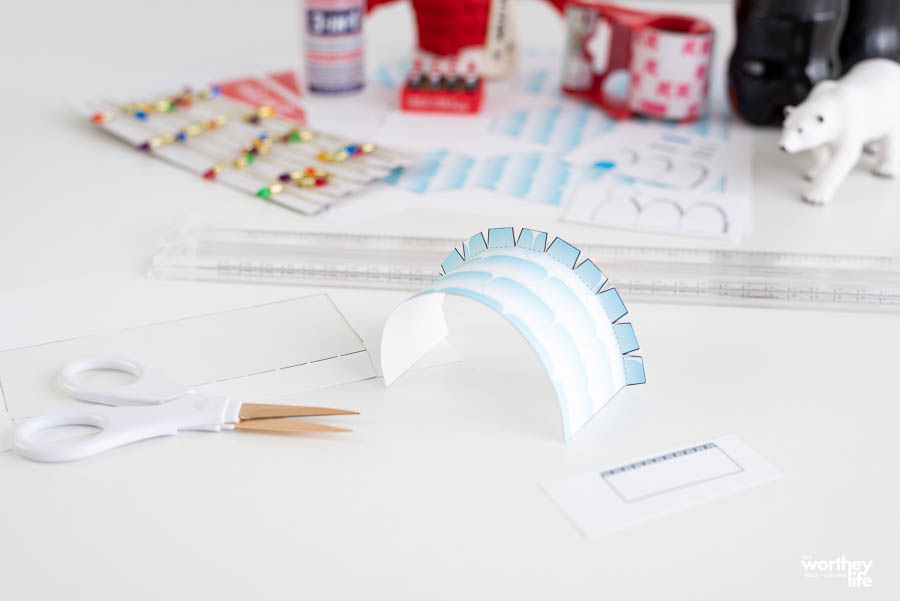 Making an Igloo free printable