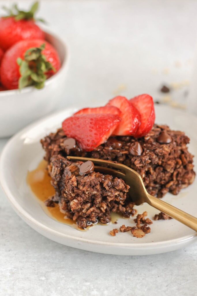 Chocolate Baked Oats