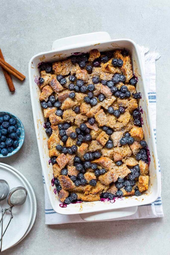 Blueberry French Toast Casserole