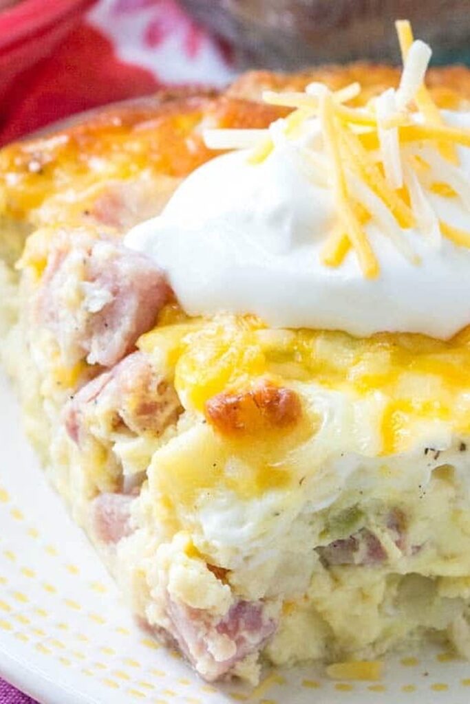 Ham & Potato Breakfast Casserole