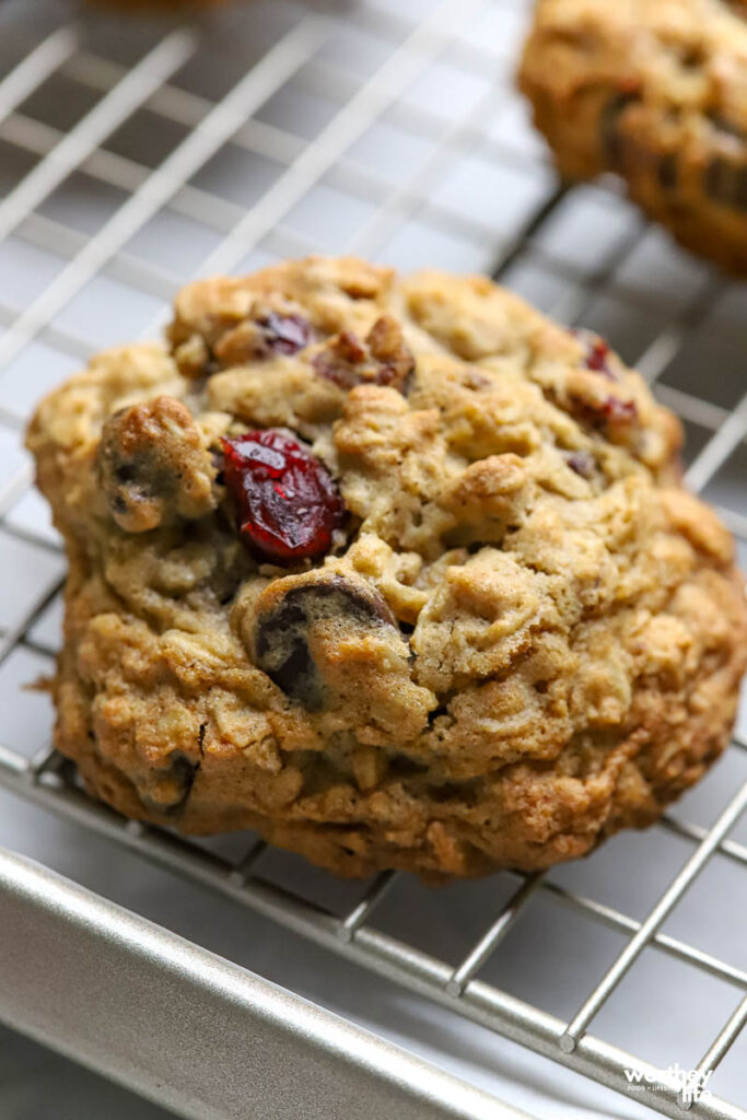 Oatmeal Cranberry Chocolate Chip Cookies