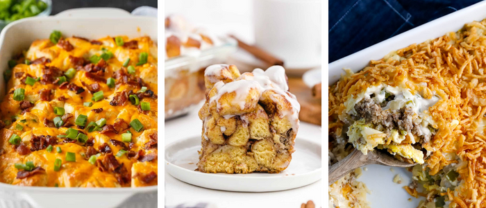 Easy Breakfast Casseroles to make on Christmas morning