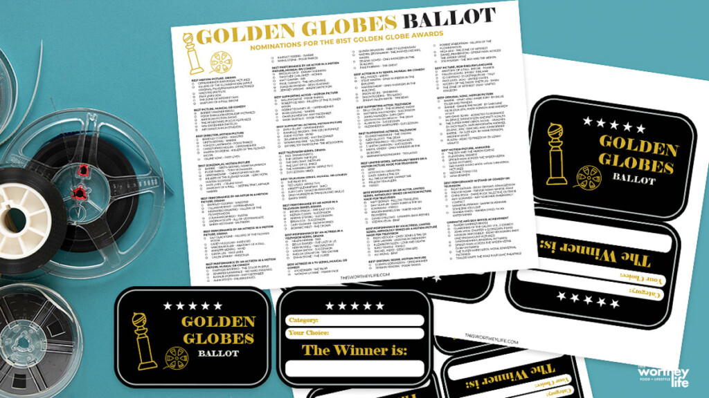 2024 Golden Globes Ballot list