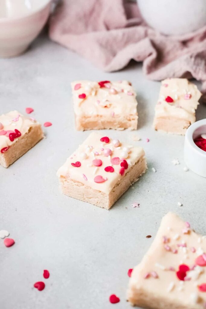 Sugar Cookie Love Bars