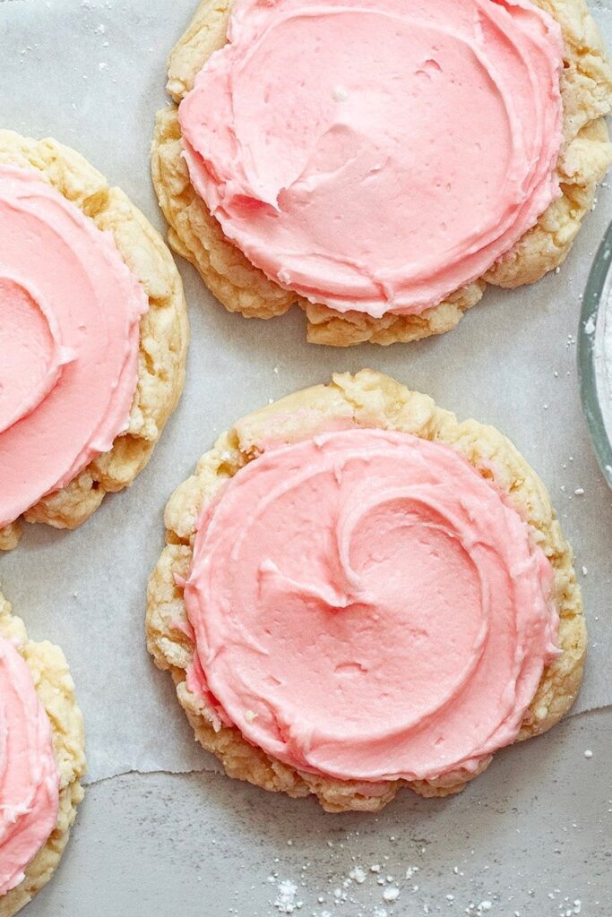 Crumbl Sugar Cookie Pink Dessert Idea