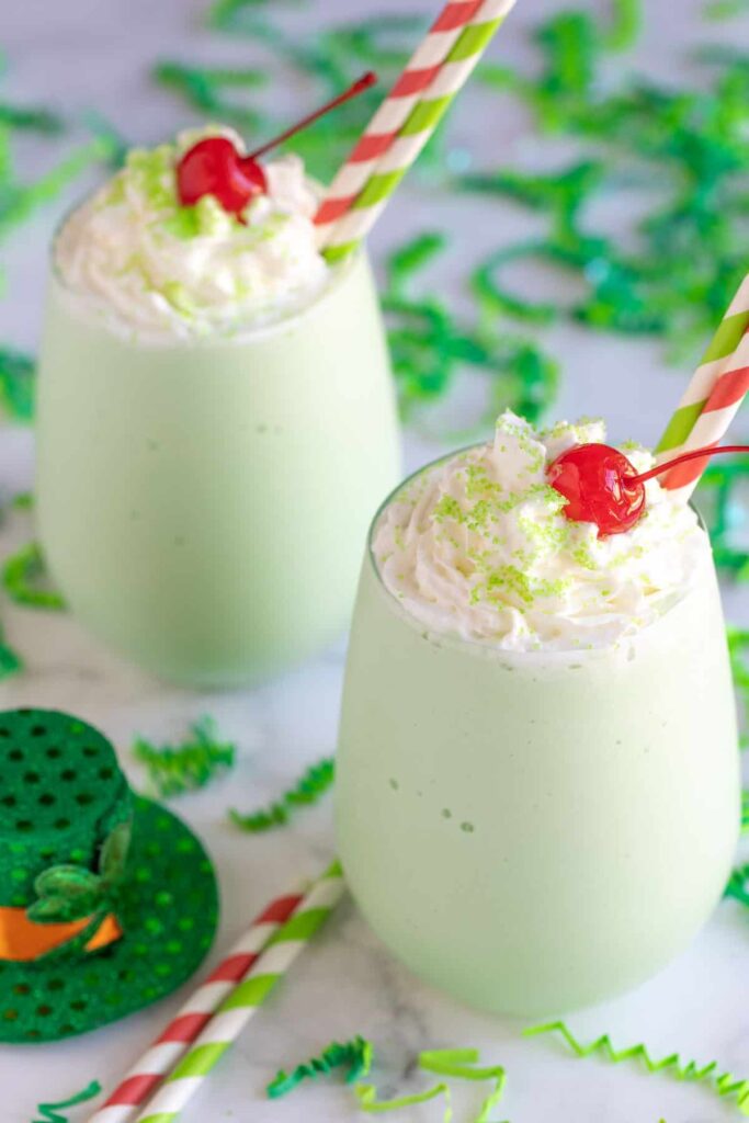 Boozy Shamrock Shake