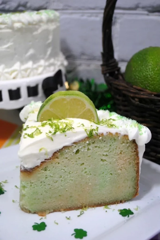 Leprechaun Lime Poke Cake