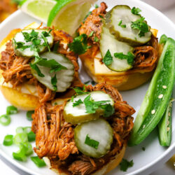 Birria Pulled Pork Sliders