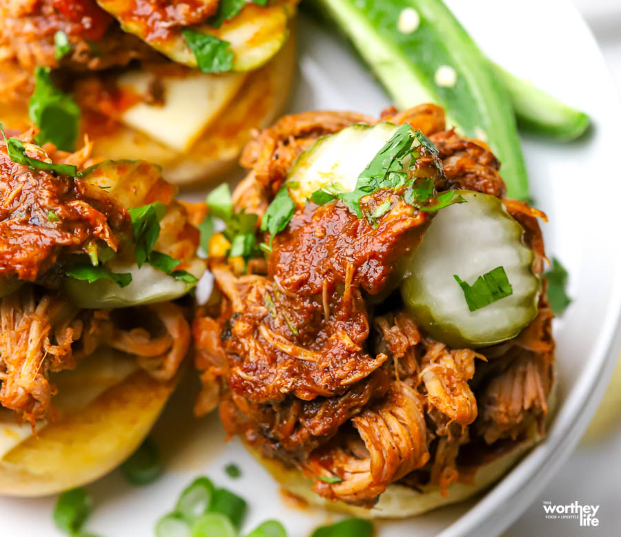 use leftover pulled pork to make birria sliders