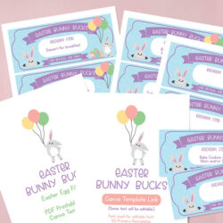 Bunny Bucks Printable