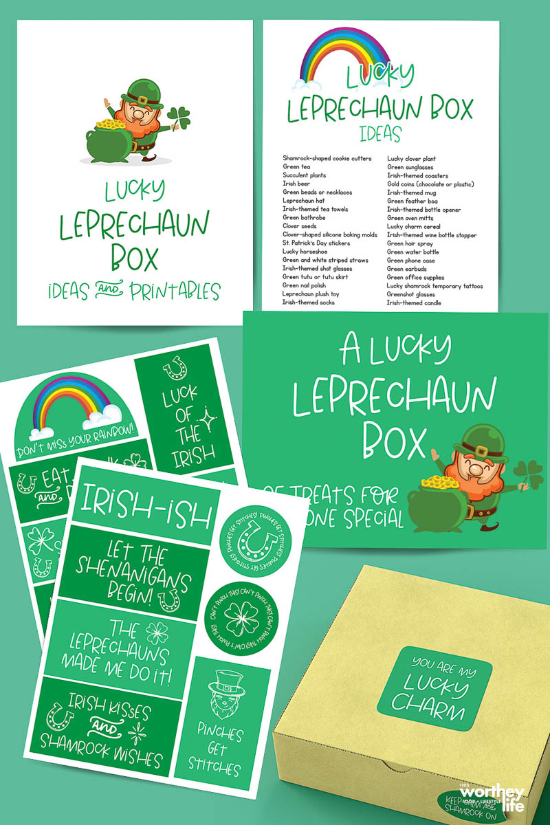 Free Printables for St. Patrick's Day- Lucky Leprechaun Box Printable