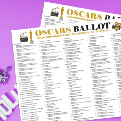 free oscars 2024 ballot printable