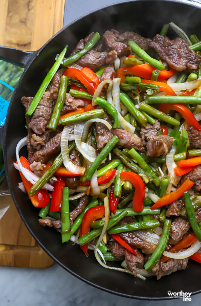 How to make Green Bean Beef Steak Stir Fry 