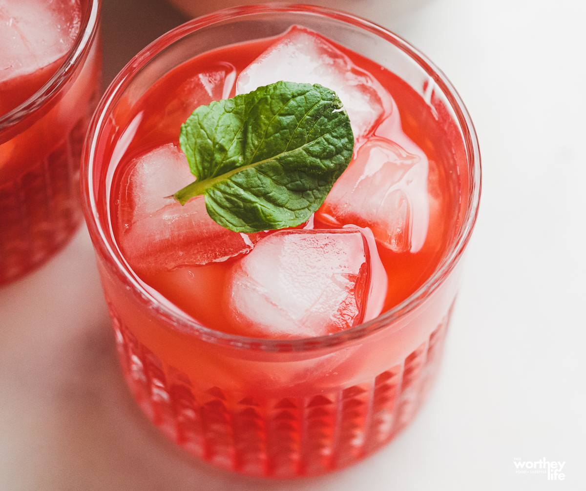 Rum + Raspberry Cocktail