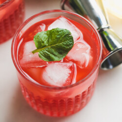 Raspberry Bourbon Cocktail