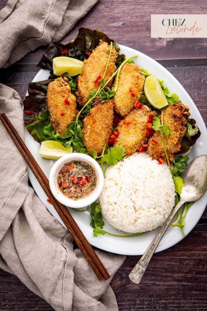 Air Fryer Chicken Wings With Vietnamese-style Sauce