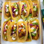 spicy baja tacos
