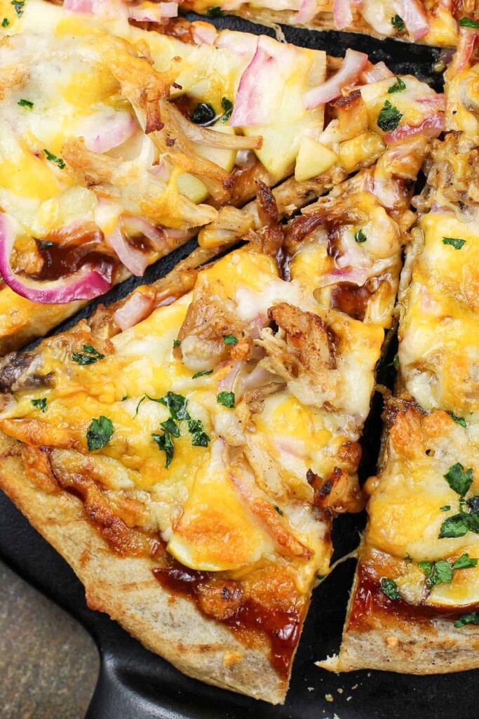 Pulled Pork Apple Pizza 