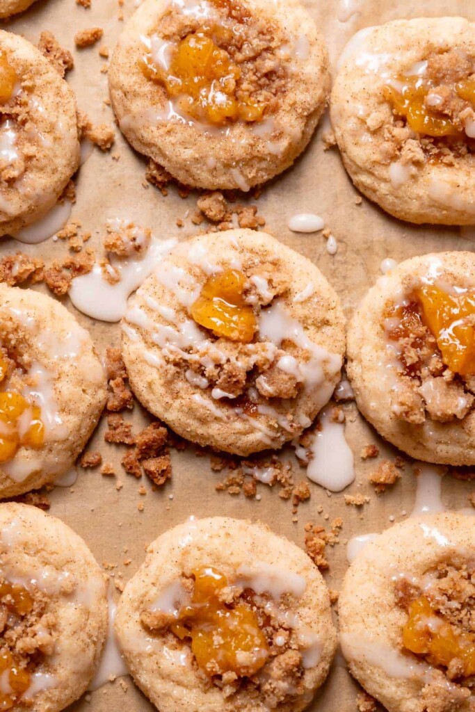 Peach Cobbler Cookies 