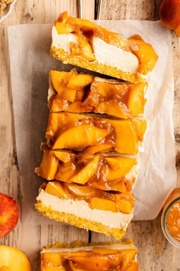 Peach Cheesecake 