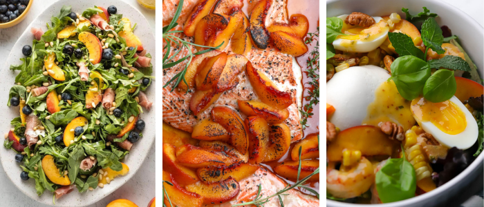 Main dinner ideas using peaches