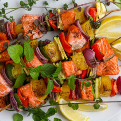 How to make Salmon Kabobs