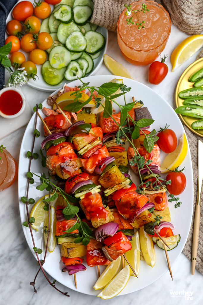 How to make Salmon Kabobs