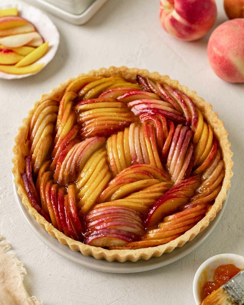 Vegan Peach Tart