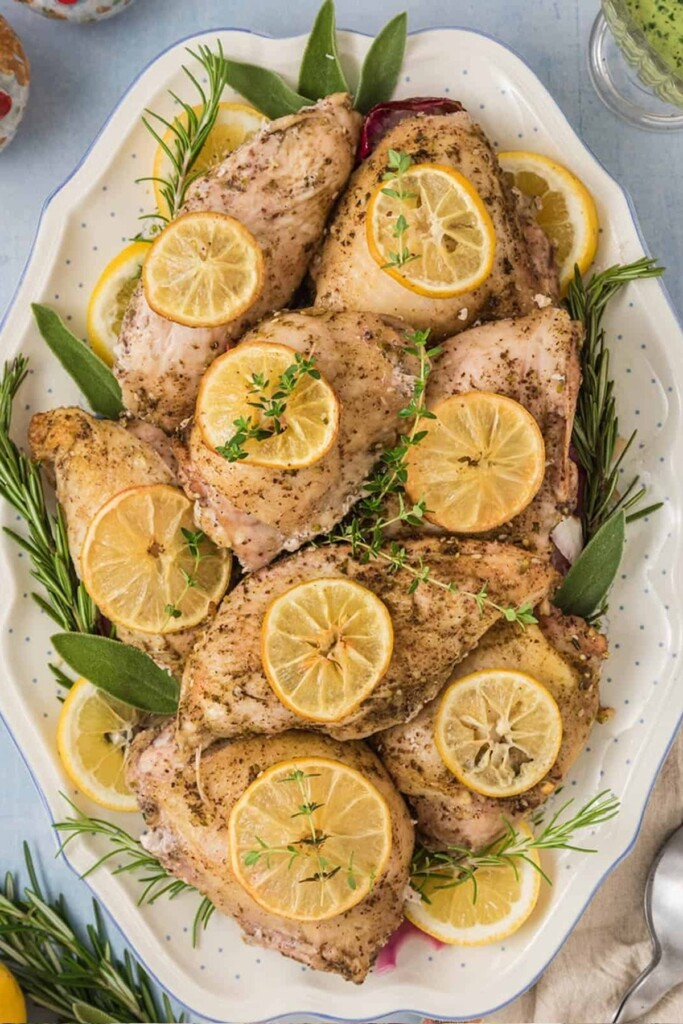 Zaatar Roasted Chicken With Lemon & Herbs