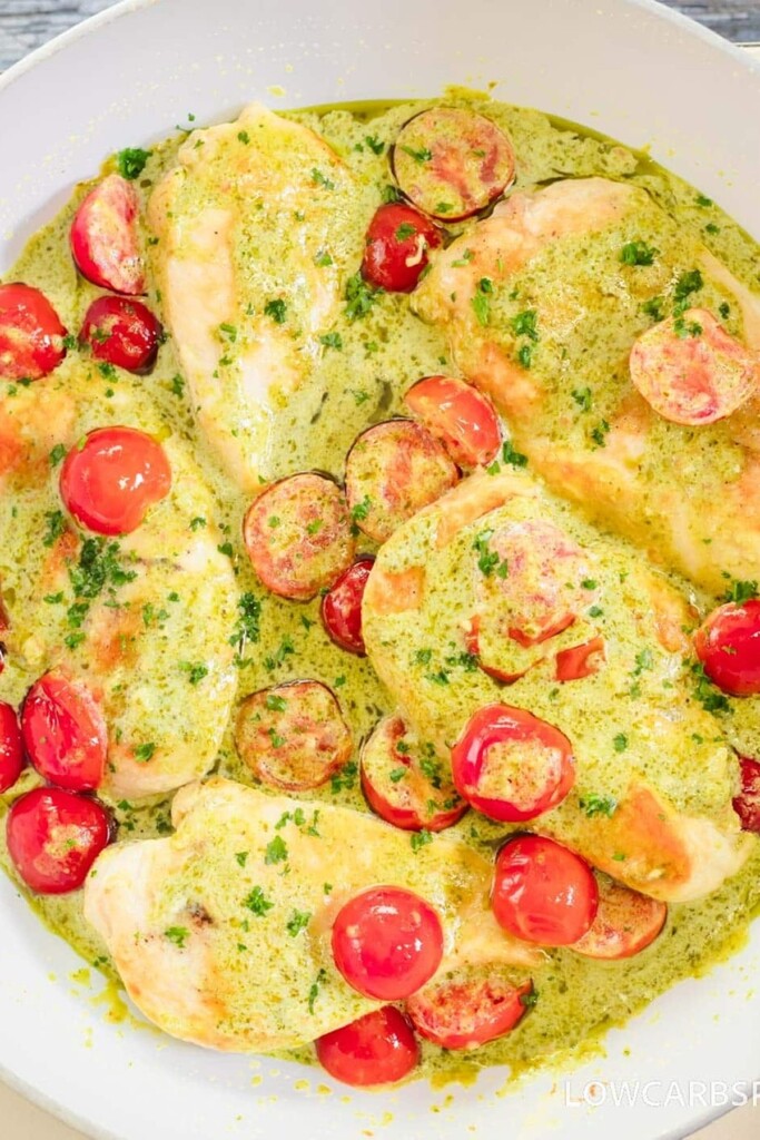 Creamy Pesto Chicken     